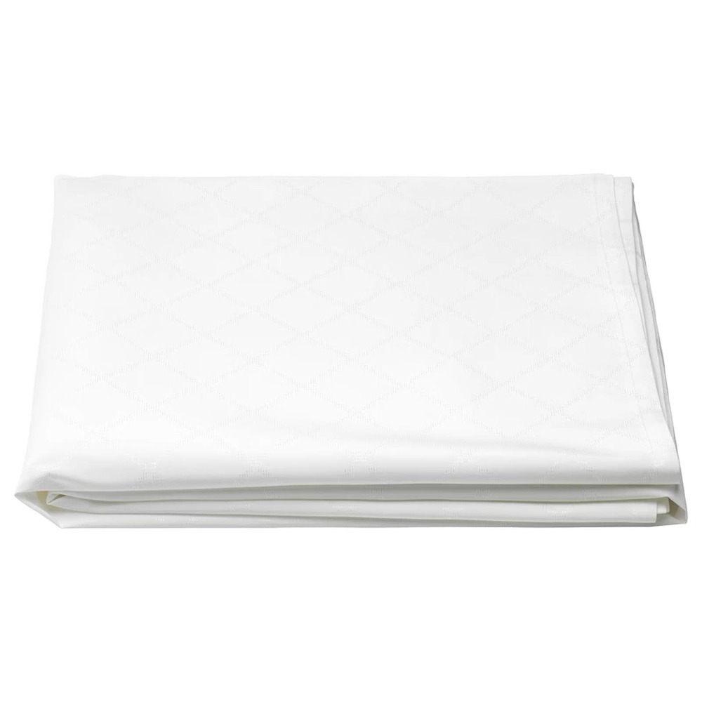 IKEA FULLKOMLIG Tablecloth, White, 57"x94" (103.430.45) NEW